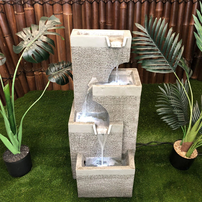 Nook - Tiered Modern Wall Water Feature