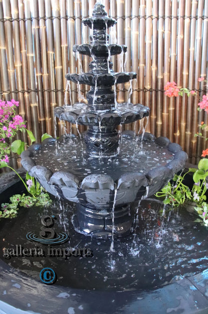 Karst - Balinese Concrete 4 Tier Pond Surrounds Water Feature