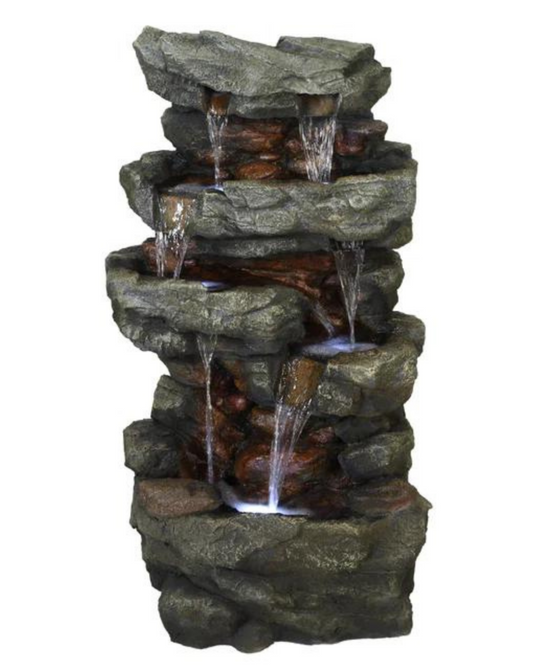 Echo - Rock Lighting Water Feature Fountain 100cm