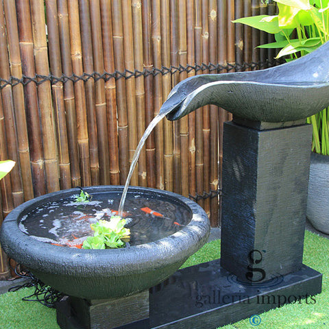 Lough - Balinese Cascading Concrete Water Feature Fountain