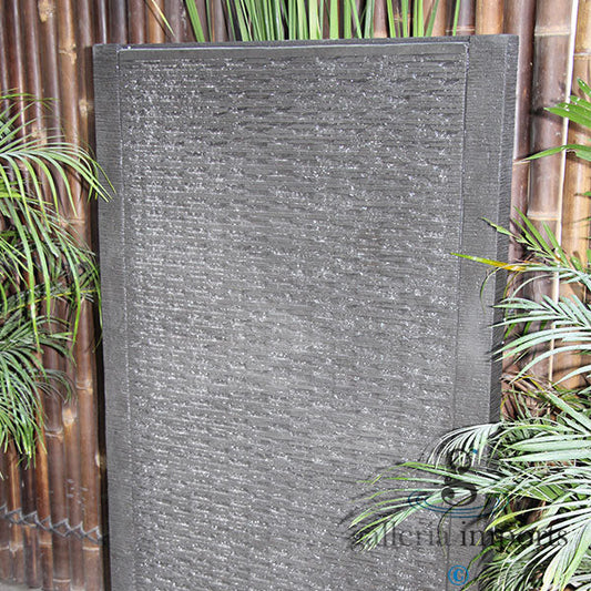 Lago - Balinese Concrete Ripple Wall Water Feature 155cm