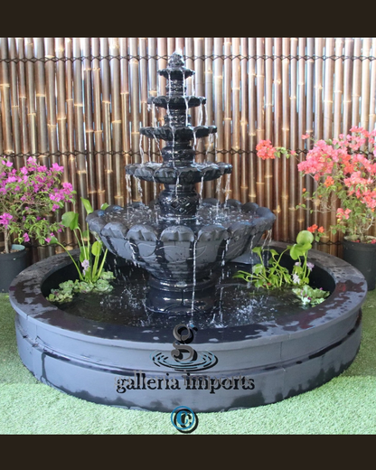 Karst - Balinese Concrete 4 Tier Pond Surrounds Water Feature