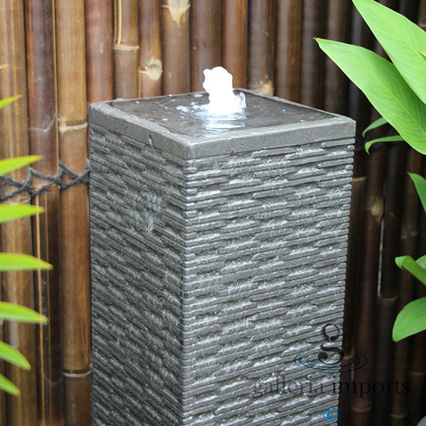 Channel - Balinese Concrete Wall Tower Water Feature