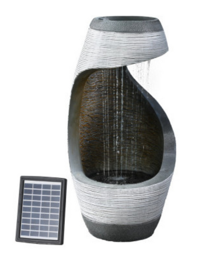 Knoll - Solar Rain Curtain Bird Bath Water Feature