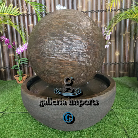 Moat - Balinese Concrete Luna Ball Water Feature