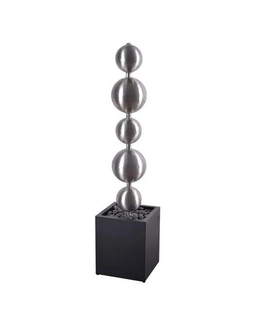 Cove - Stainless Steel Sphere Balls Lighting Water Feature
