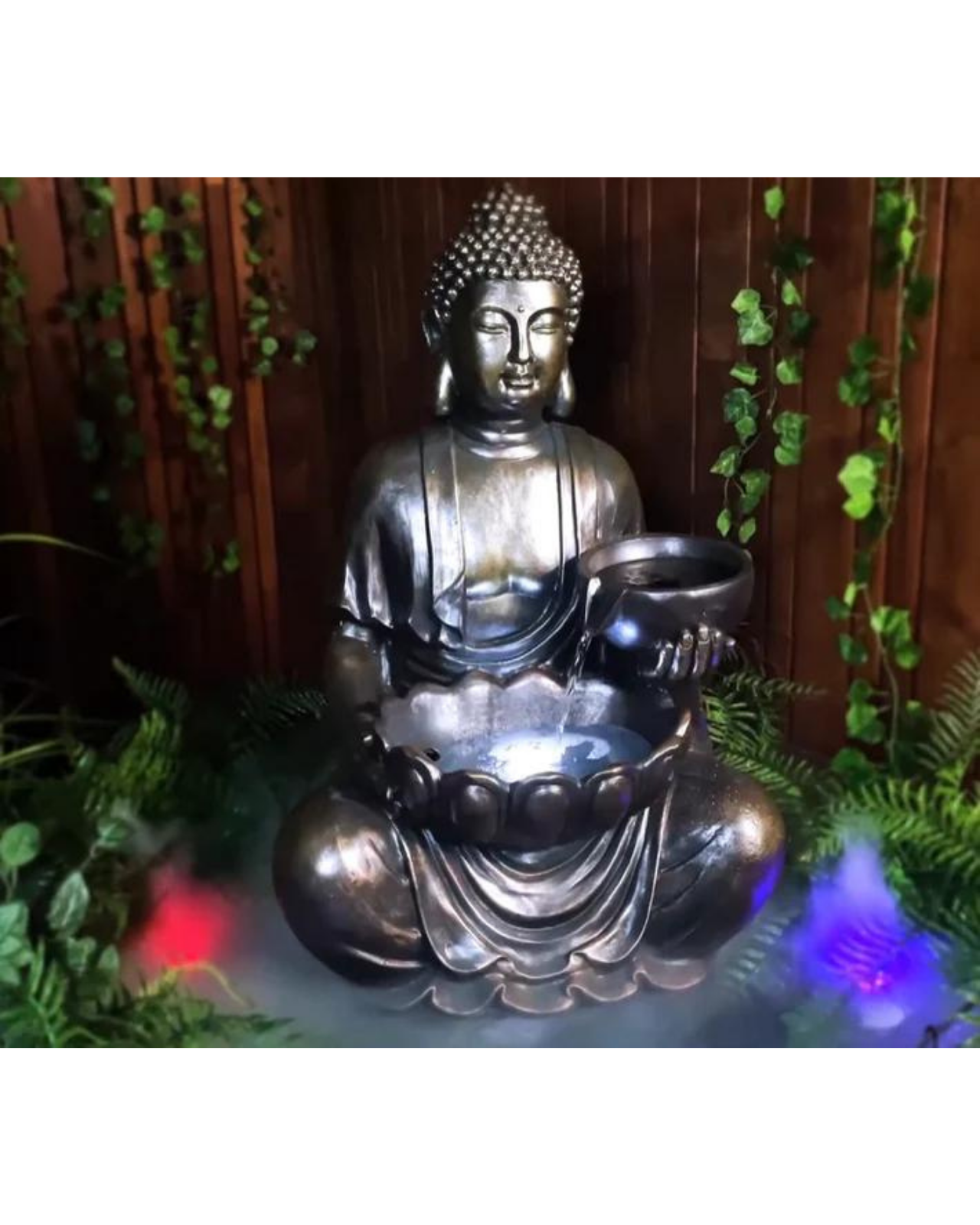 Anatta - Buddha Lighting Water Feature Fountain 80cm