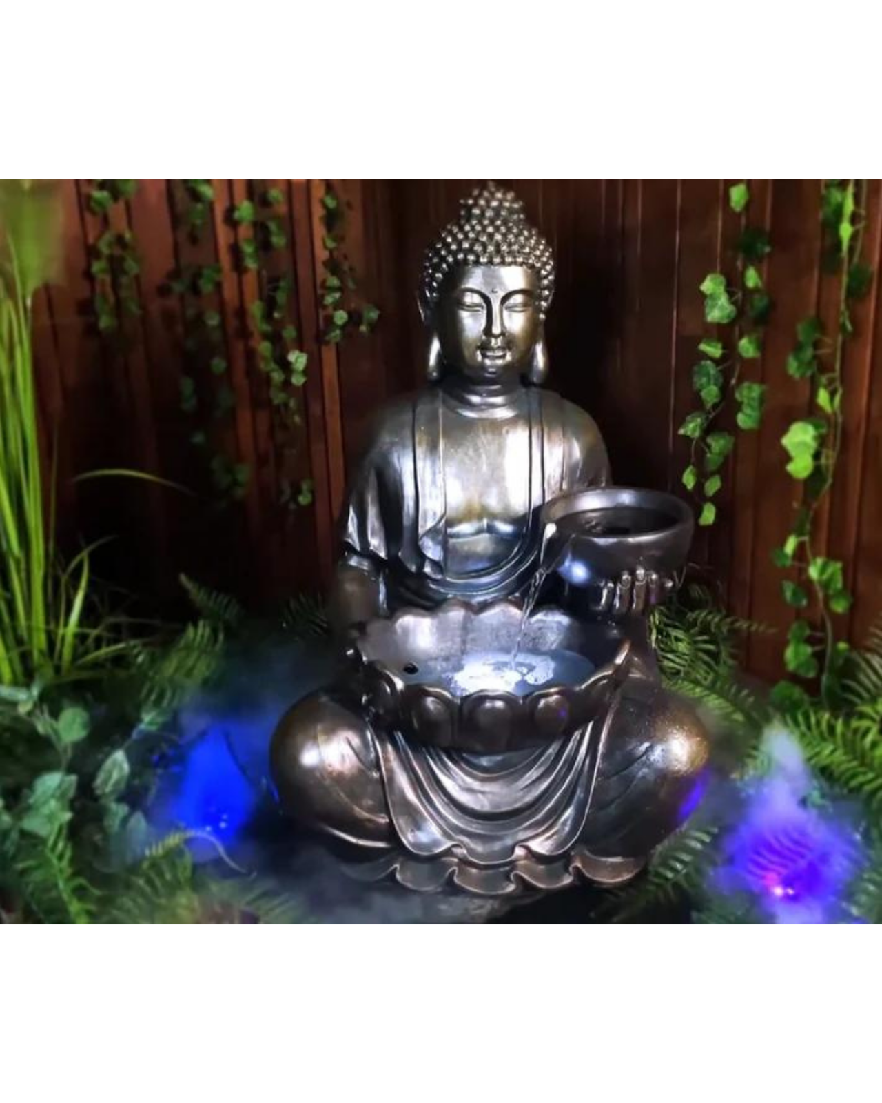 Anatta - Buddha Lighting Water Feature Fountain 80cm