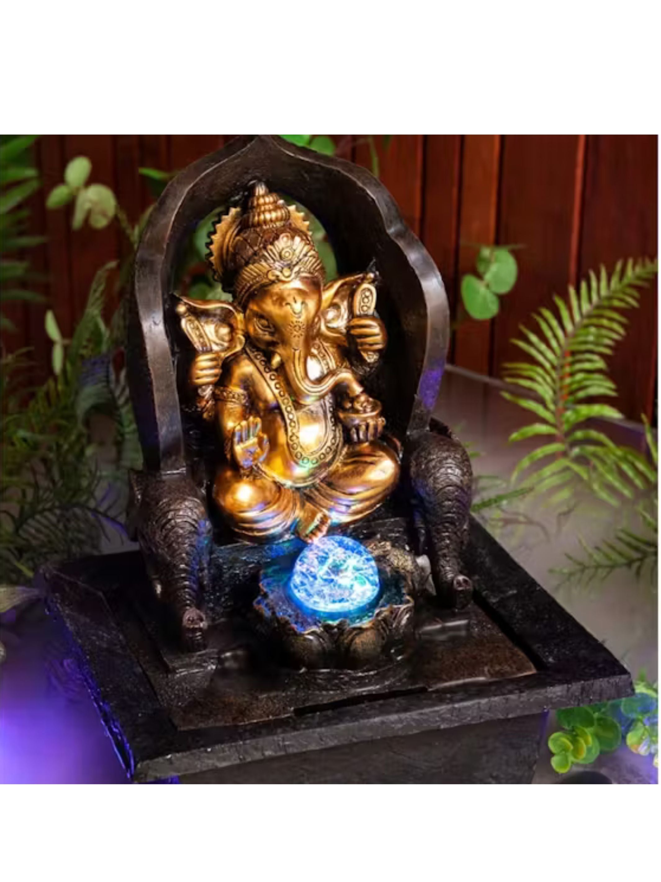 Shubh - Ganesha LED Light Tabletop Water Feature 40cm