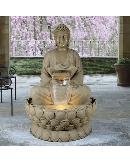 Mystic - Buddha Large Lighting Water Fountain