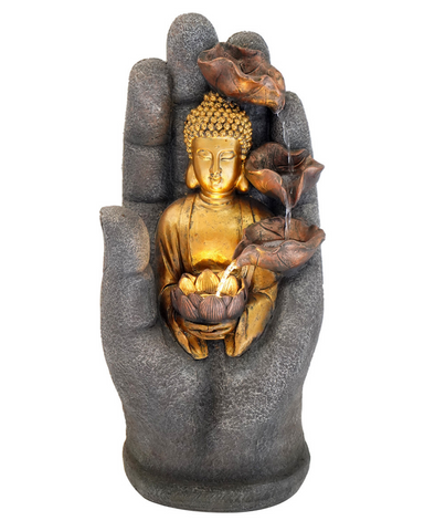 Prajna - Buddha Lighting Water Feature Fountain 63cm