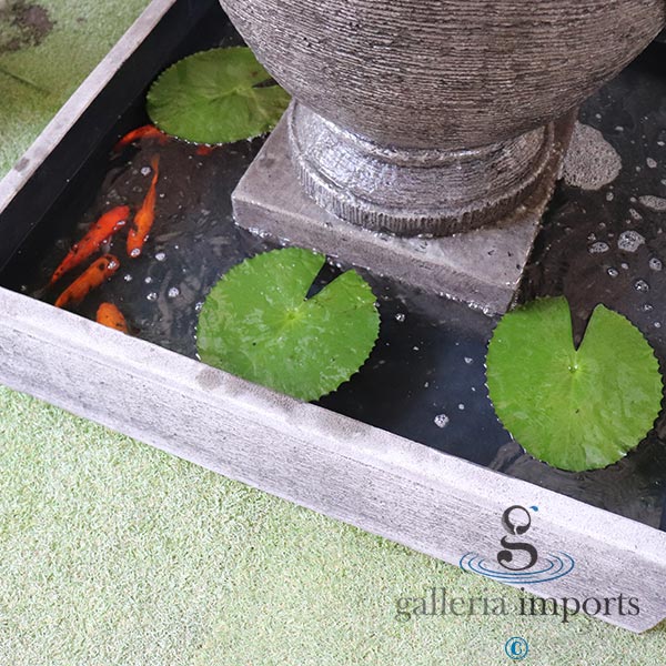 Surge - Balinese Concrete Anduze Bowl Water Feature 120cm