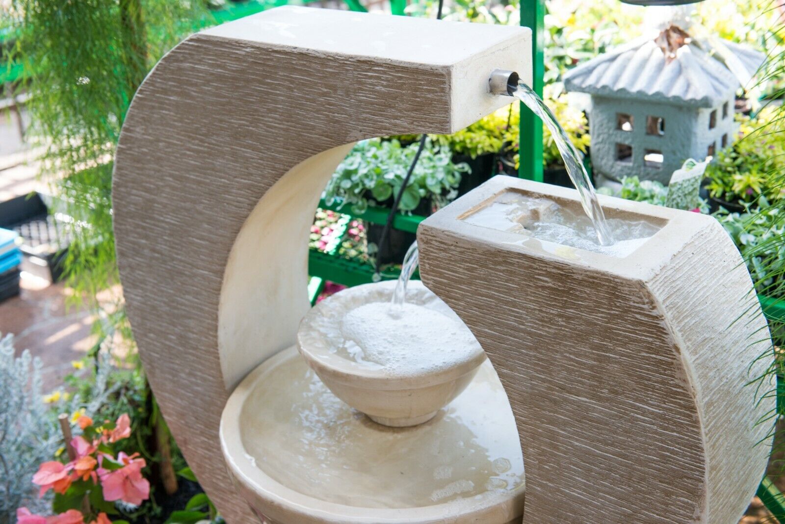 Arroyo - Cascading Bowl Water Feature Fountain 115cm