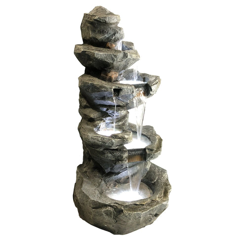 Plash - Cascading Rock Water Feature