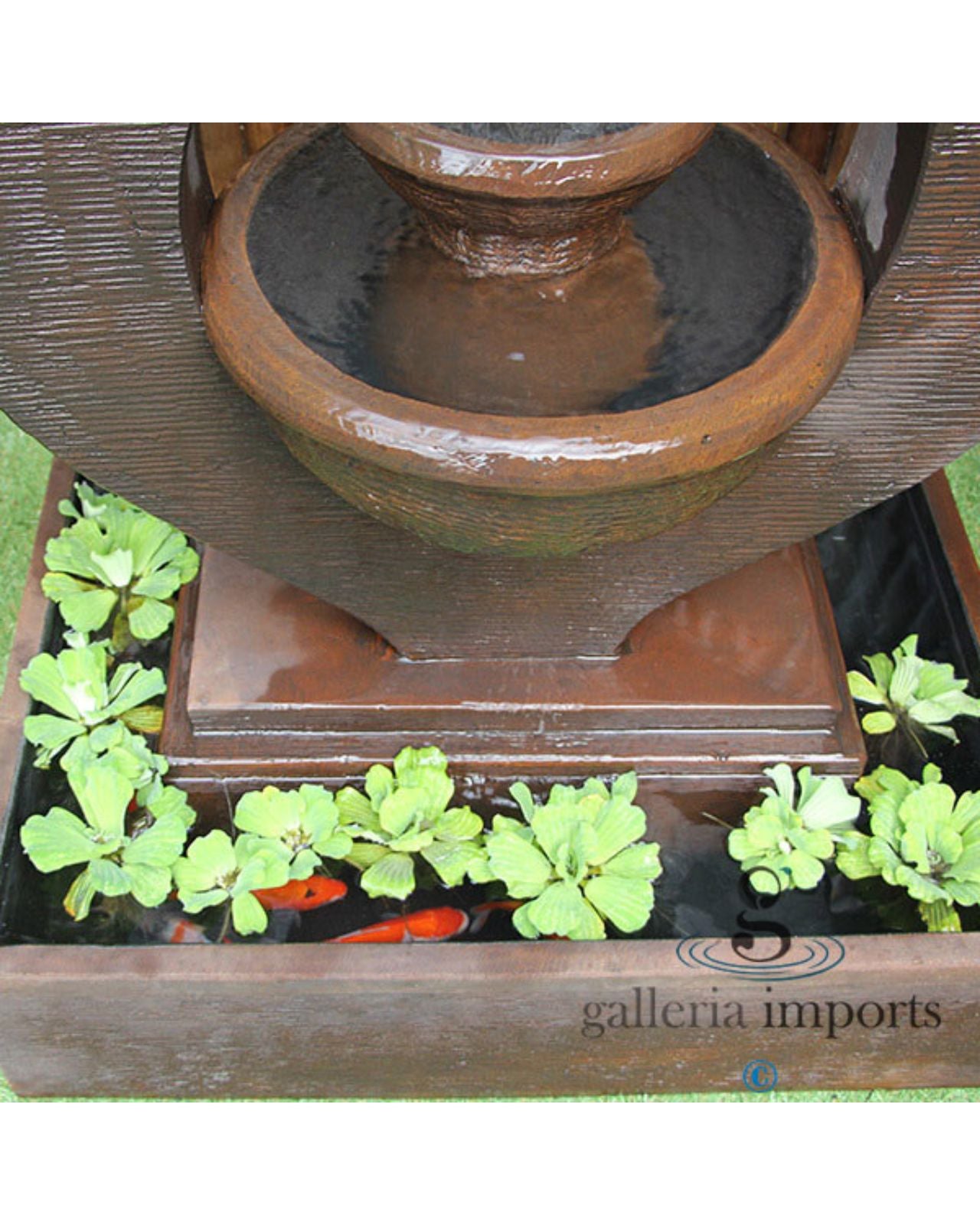 Tabing - Balinese Concrete Eclipse Bowl Pond Water Feature