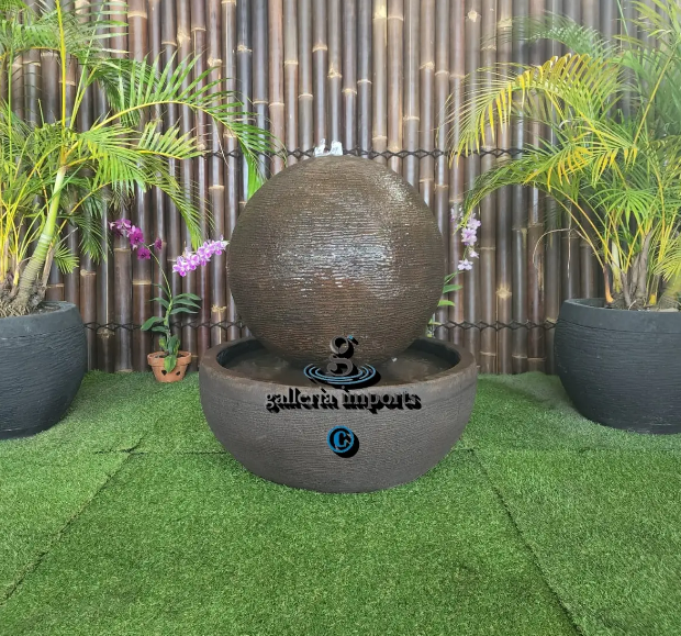 Moat - Balinese Concrete Luna Ball Water Feature