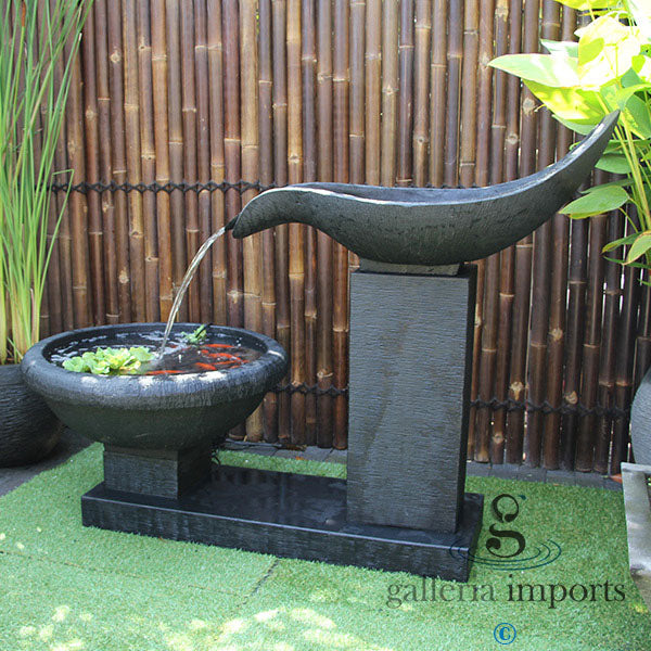 Lough - Balinese Cascading Concrete Water Feature Fountain