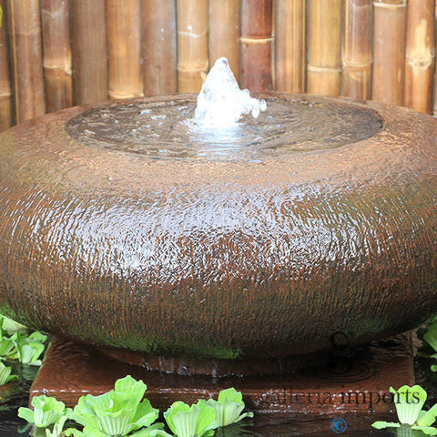 Sluice - Balinese Concrete Bowl Pond Water Feature