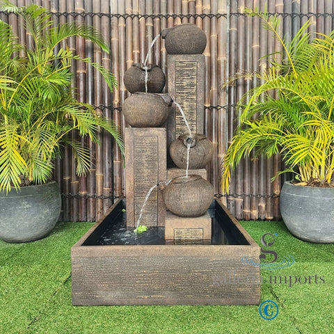 Glacial - Balinese Concrete Pots Bowls Pond Water Feature