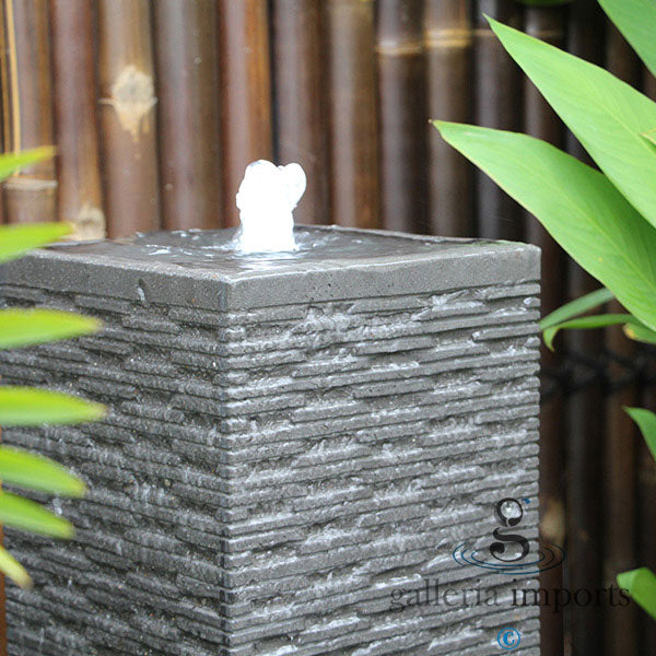 Channel - Balinese Concrete Wall Tower Water Feature