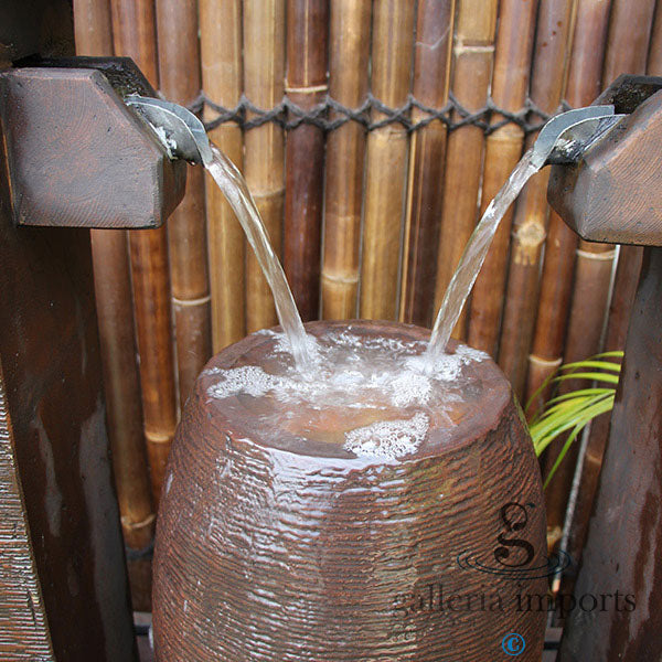 Marsh - Balinese Concrete Trevi Wall Water Feature