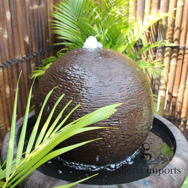 Pool - Balinese Concrete Roman Bowl Sphere Water Feature