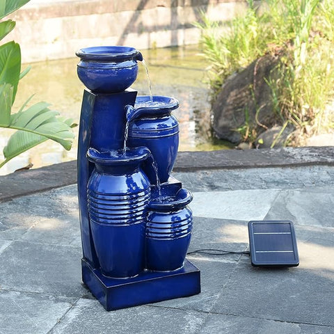 Vernal - Solar Bowls Pots Lighting Water Feature