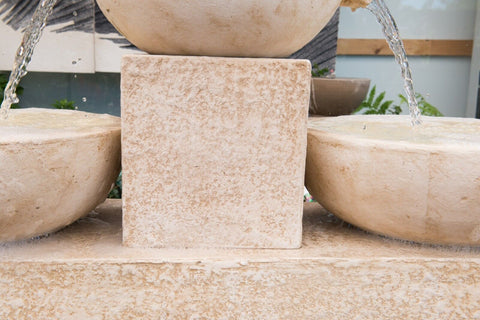 Reverie - Bowls Sandstone Water Feature Fountain 95cm