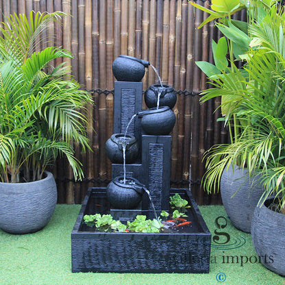 Glacial - Balinese Concrete Pots Bowls Pond Water Feature