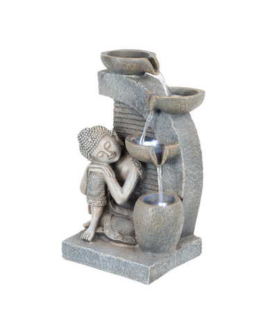 Sutra - Buddha 4 Tier Bowls Lighting Water Feature 42cm