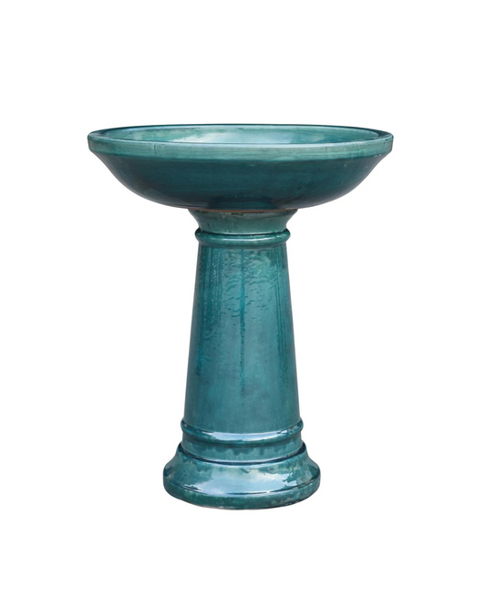 Aerie - Ceramic Garden Bird Bath 58cm