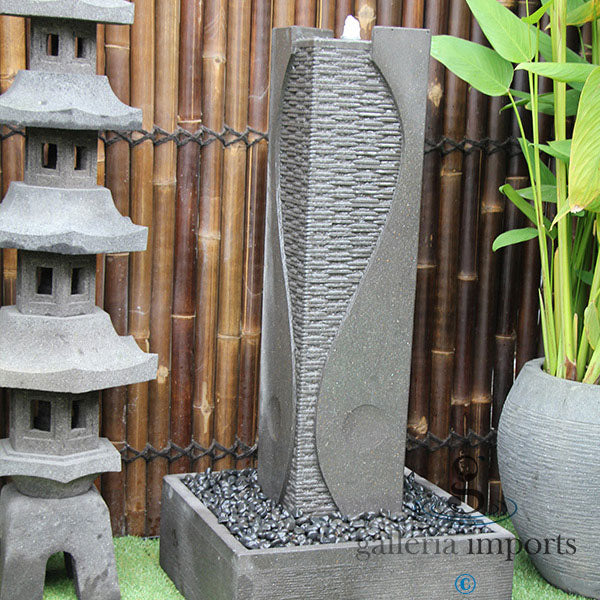 Gulf - Balinese Concrete Yin Yang Tower Water Feature