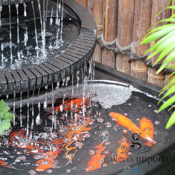 Sump - Balinese Concrete 3 Tier Pond Water Feature