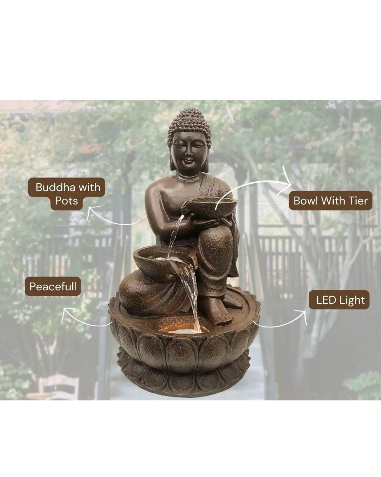 Illumine - Buddha Garden Water Feature