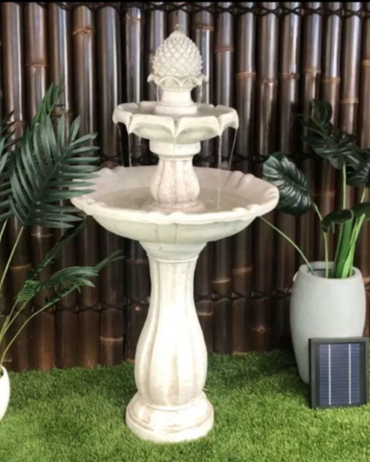 Hydroscape - 3 Tier Solar Bird Bath Fountain