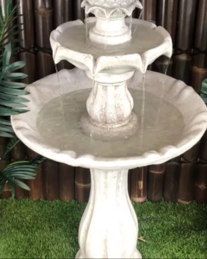 Hydroscape - 3 Tier Solar Bird Bath Fountain