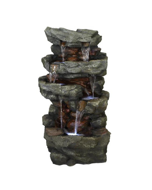Echo - Rock Lighting Water Feature Fountain 100cm