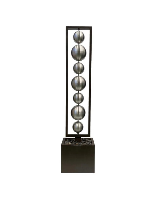 Nova - Stainless Steel Water Feature 183cm