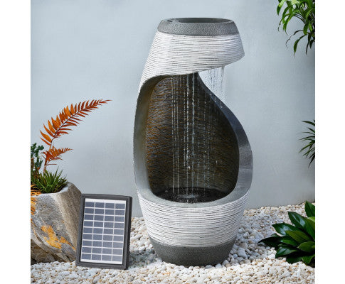 Knoll - Solar Rain Curtain Bird Bath Water Feature