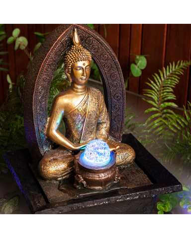 Mudita- Buddha Bowl Lighting Water Feature Fountain 40cm