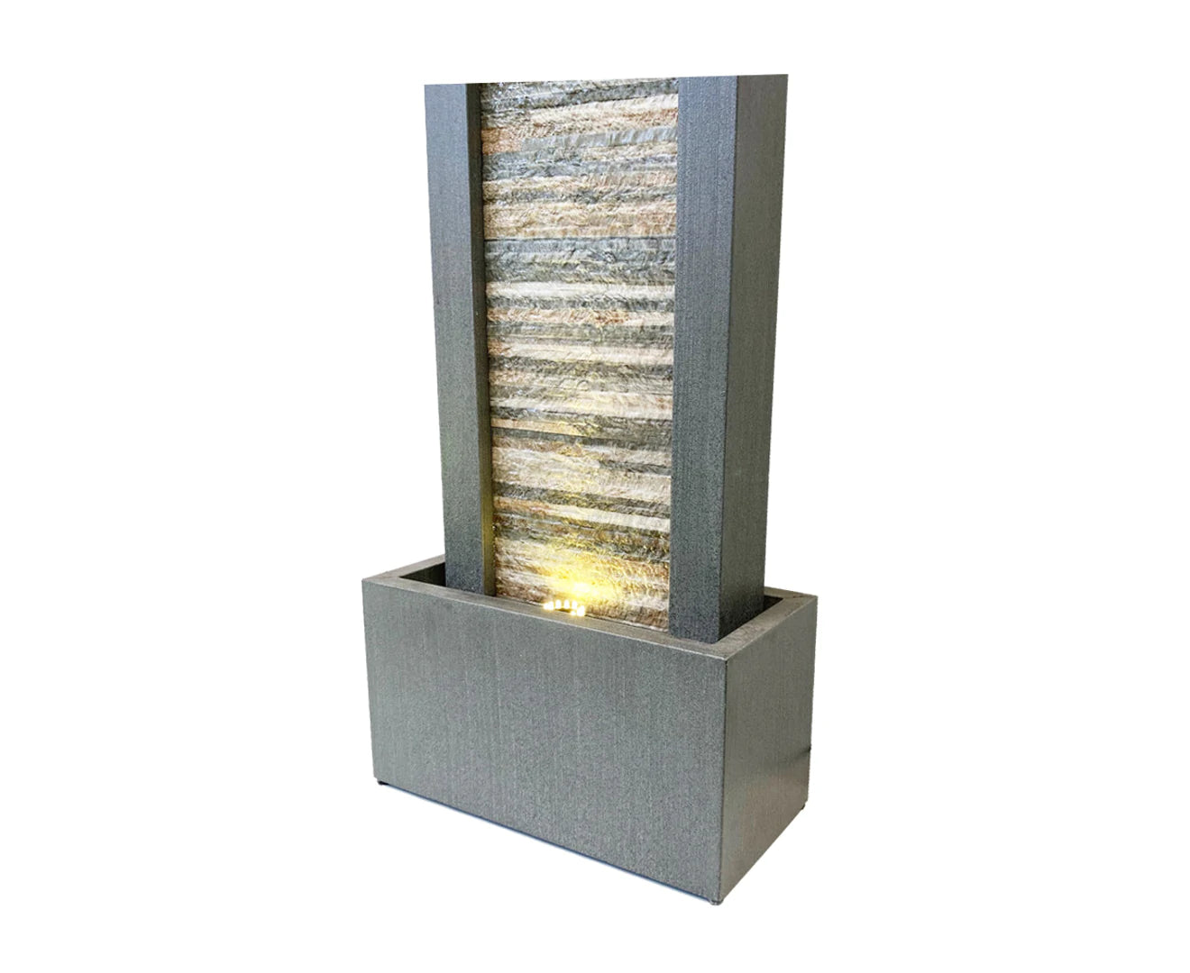 Rain Curtain Shower Modern Wall LED Light Water Feature