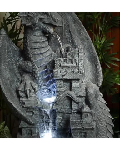 Taye - Dragon Lighting Water Feature Fountain 93cm