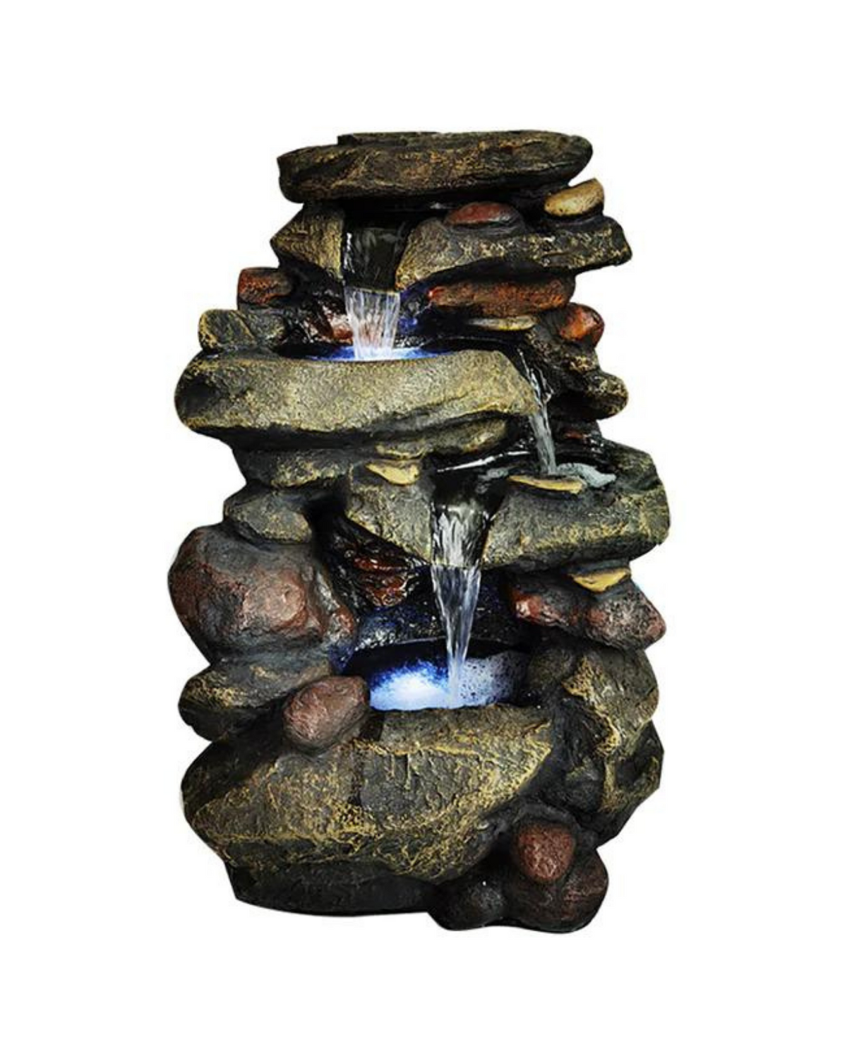 Fount - Rock Lighting Water Feature Fountain 65cm