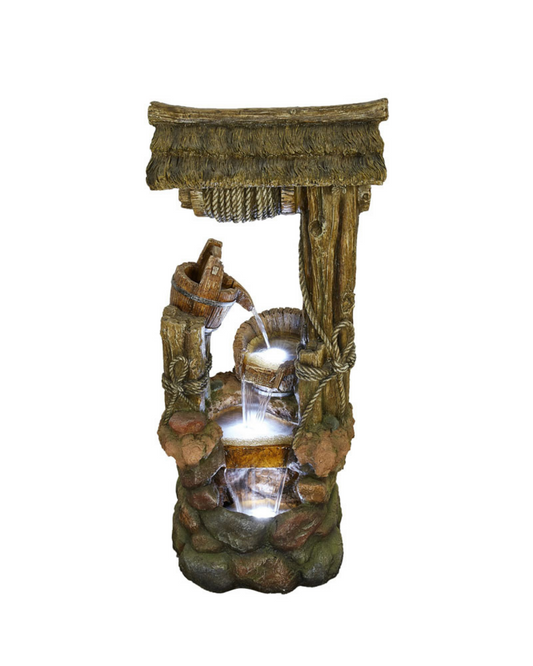 Flare- Wishing Well Lighting Water Feature Fountain 105cm