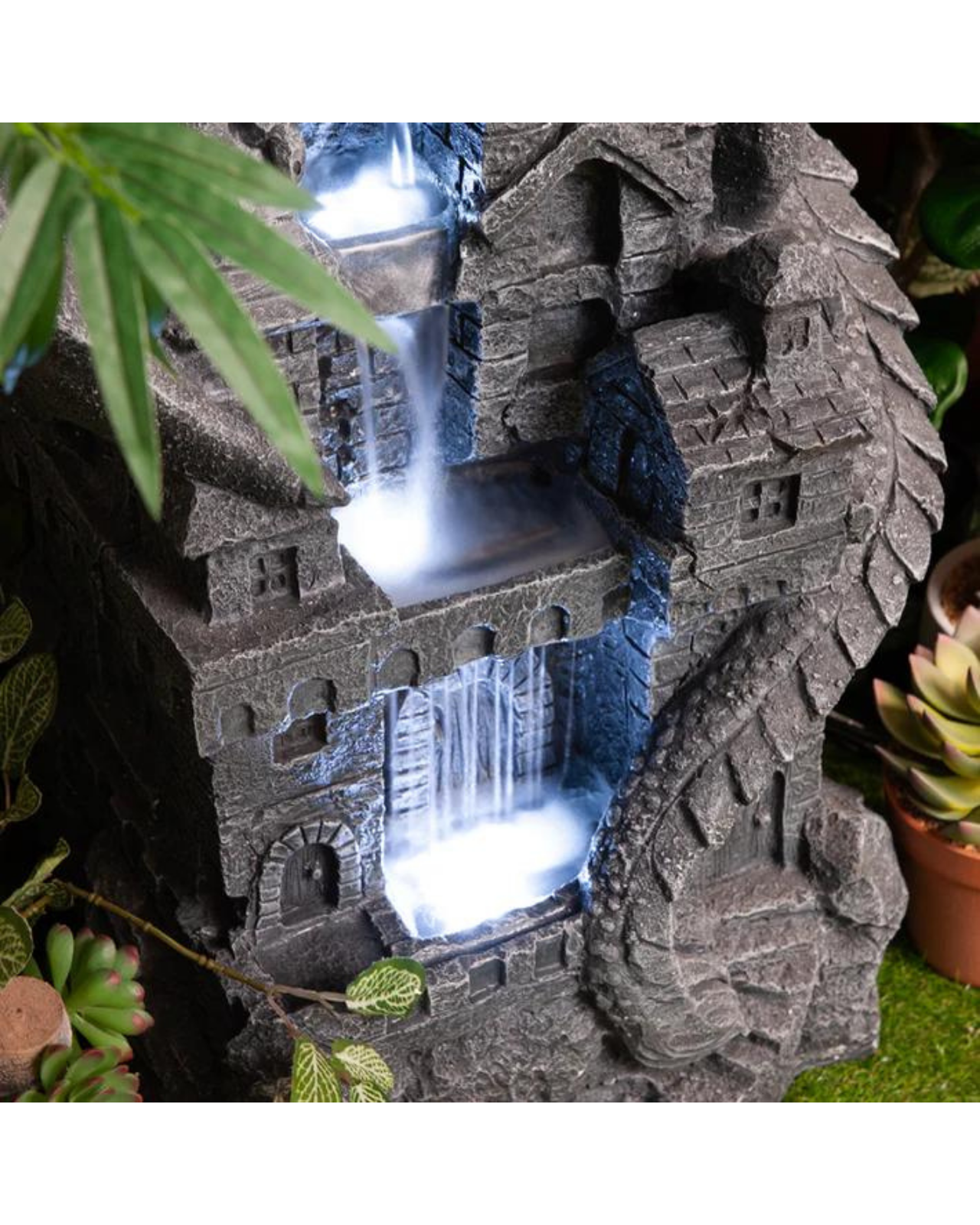 Taye - Dragon Lighting Water Feature Fountain 93cm