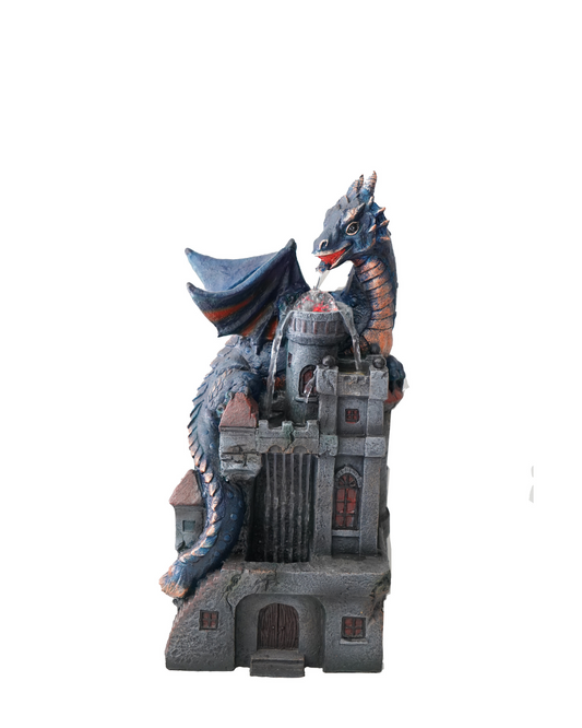 Draco - Dragon Lighting Water Feature Fountain 53cm