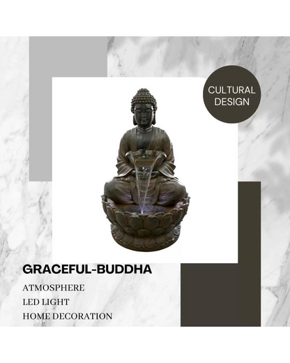 Samsara - Large Buddha LED Light Bowl Water Feature