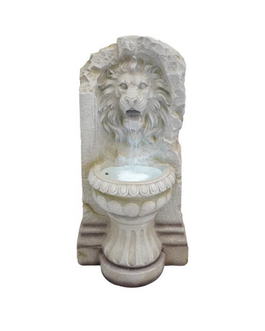 Bryn - Lion Lighting Water Feature Fountain 77cm