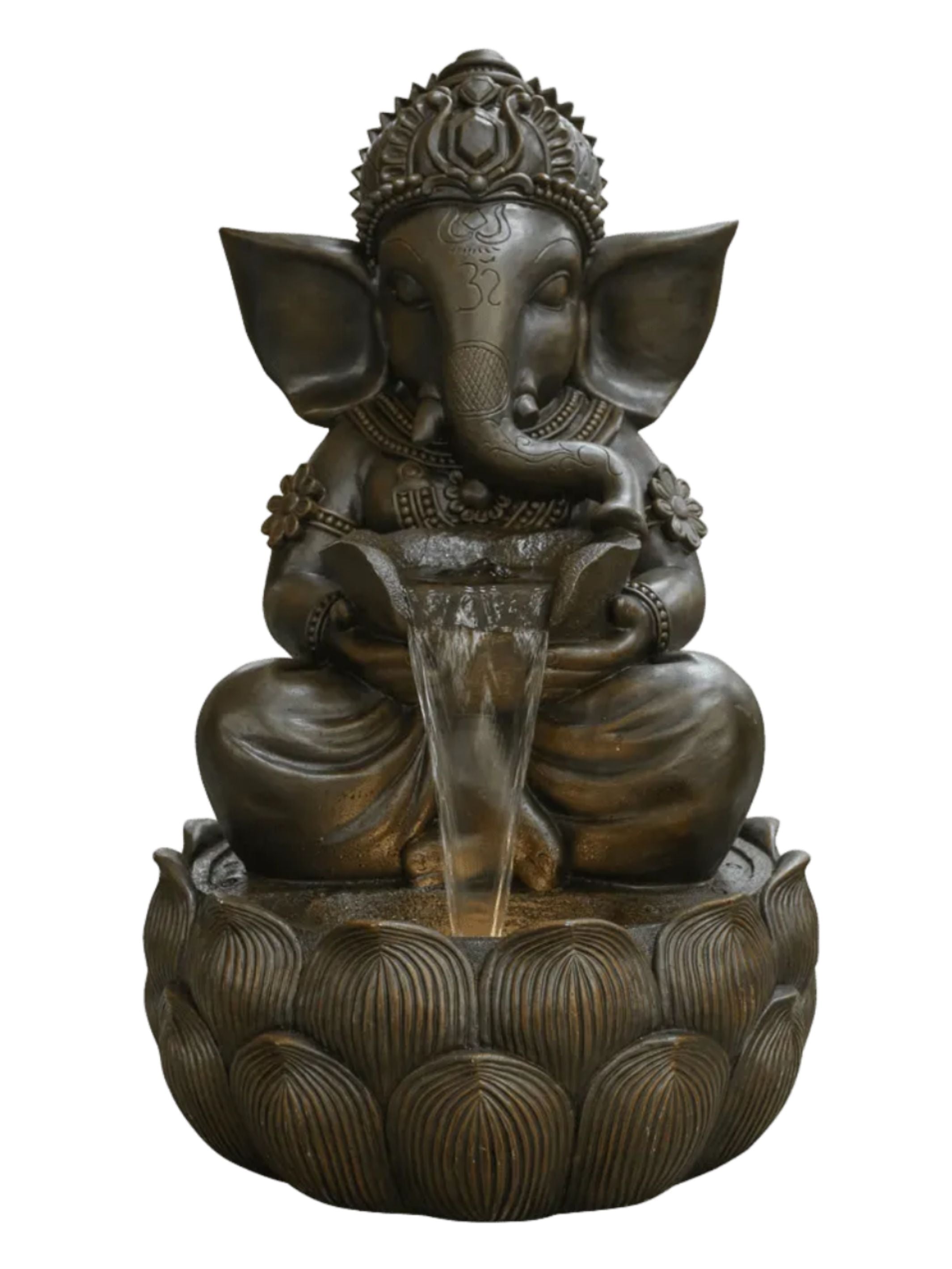 Ananta - Large Ganesha LED Light Water Feature