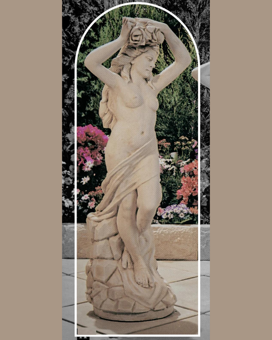 Antonia - Concrete Limestone Cement Garden Statue 130cm